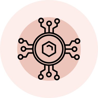 Basit vektör illüstrasyon simgesi