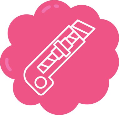 Tek bir izole araba simgesinin vektör çizimi