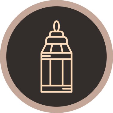 Fener simgesinin vektör illüstrasyonu