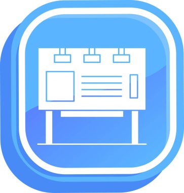 Modern bir simgenin vektör illüstrasyonu