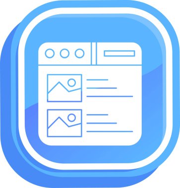 Modern tabletin vektör illüstrasyonu