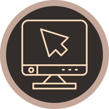 Seo simgesinin vektör illüstrasyonu