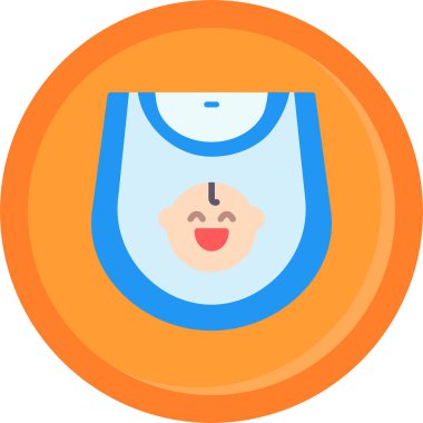 Bebeğim. Web simgesi basit illüstrasyon