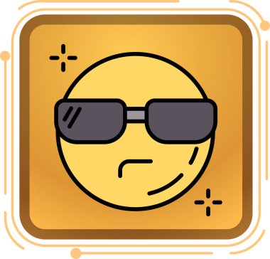 emoji. Web simgesi basit illüstrasyon