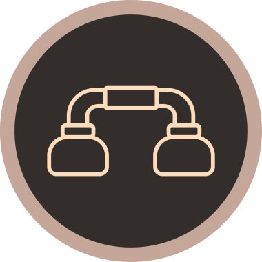 Modern b 'nin vektör illüstrasyonunda müziğin eksik simgesi