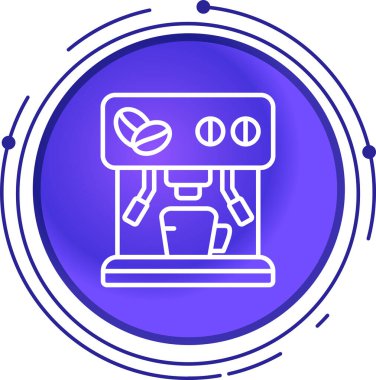 yapay zeka renk vektörü simgesi