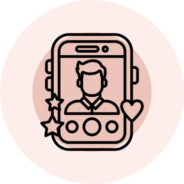 Vektör illüstrasyonu, simge ögesi biçimi