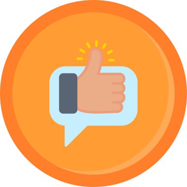 Simge vektör illüstrasyonunu parmakla