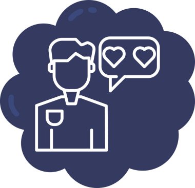 Konuşma balonu. Basit tasarım