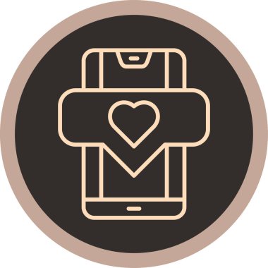 Basit simge vektör illüstrasyonu