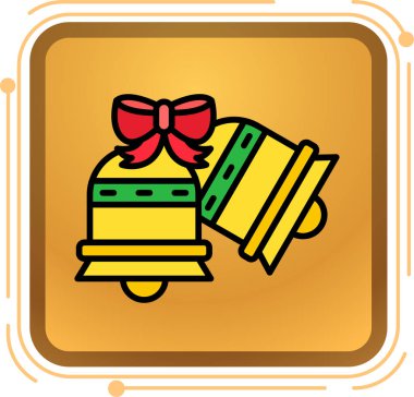 hediye kutusu vektör simgesi, çizgi film biçimi