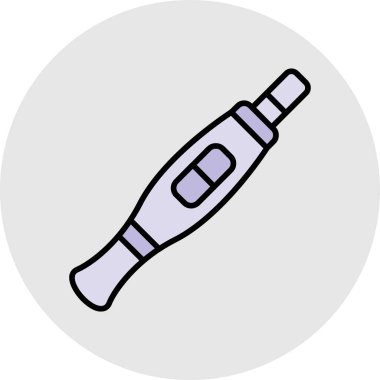 Şırınga. Web simgesi basit illüstrasyon