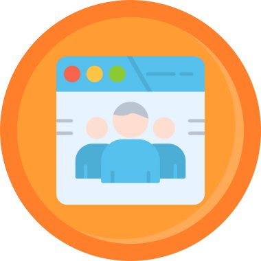 iş vektörü simgesi modern basit vektör illüstrasyonu