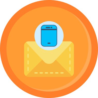 zarf e- posta simgesi düz biçimli