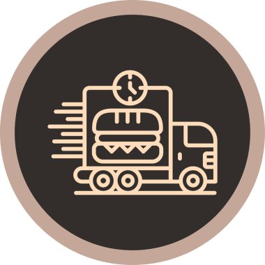 Gıda simgesinin vektör illüstrasyonu