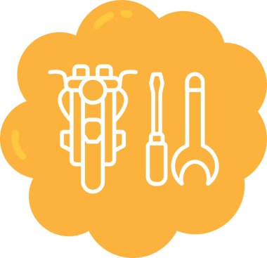 Aletler. Web simgesi basit illüstrasyon