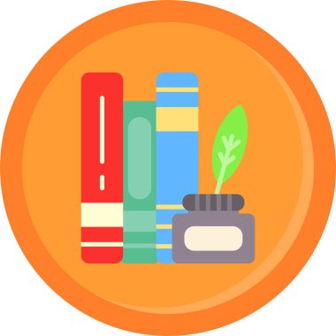 kitap simgesi vektör illüstrasyonu