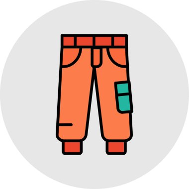 Bir insan simgesinin vektör illüstrasyonu