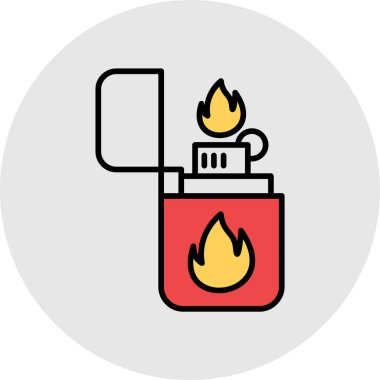 yangın söndürücü vektör çizimi