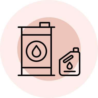 vektör benzin istasyonu simgesi