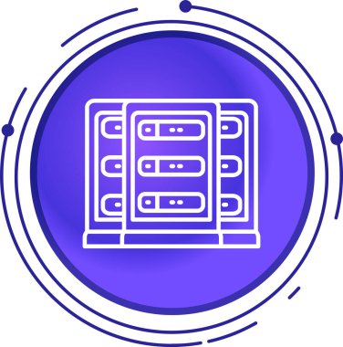 vektör lcd simgesi illüstrasyonu