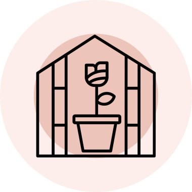 Modern simgenin vektör illüstrasyonu