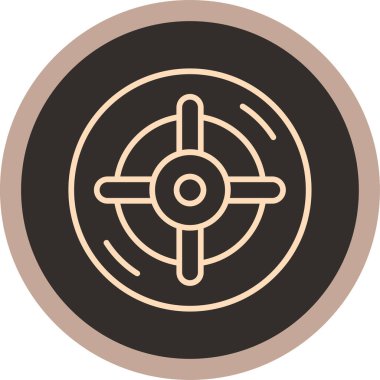 Hedef. Web simgesi basit tasarım