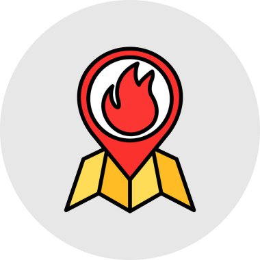 Vektör illüstrasyonu, simge ögesi biçimi