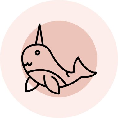 hayvan simgesi vektör illüstrasyonu