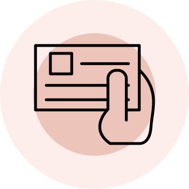 Belge. Web simgesi basit tasarım