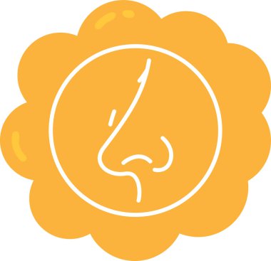 Çiçek. Web simgesi basit illüstrasyon