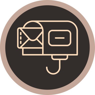 E- posta simgesi vektör illüstrasyonu