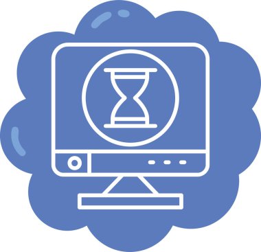 Web ve İnternet çizgisi simgesi, vektör illüstrasyonu