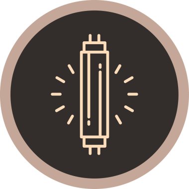 Elektrik dolgu simgesinin vektör illüstrasyonu