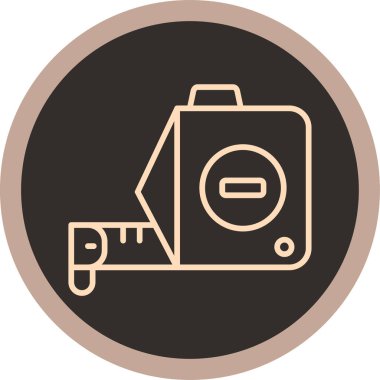 Benzersiz Kamera Vektörü Kabartma Simgesi