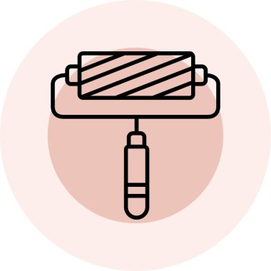 boya silindiri vektör illüstrasyonu