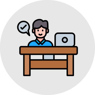 Müşteri servisi vektör simgesi