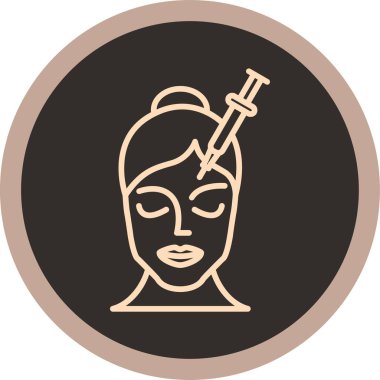 Tıbbi maske vektör tasarımı olan kadın