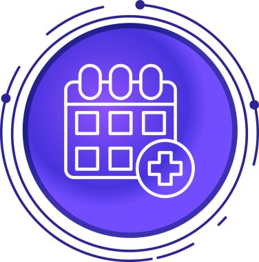 Hastane Simgesi Vektör İllüstrasyonu