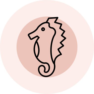 At ikonu. vektör illüstrasyonu