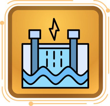 Fabrika binası Basit simge