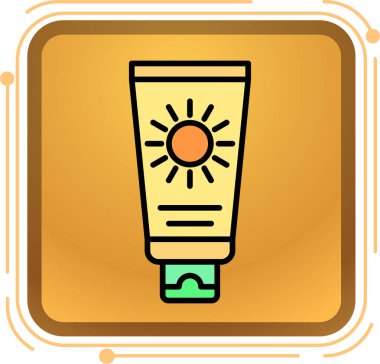 Soğuk bira bardağı simgesi - taslak biçiminde