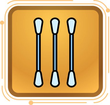 Kahverengi çapraz bandaj alçı ikonu beyaz arka planda izole edildi. yara bandı, bandaj yaşı, esnek kumaş bandajı. Tahta kare düğme. vektör