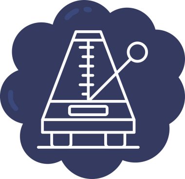 Tek bir simgenin vektör illüstrasyonu