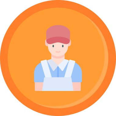 Bir insan simgesinin vektör illüstrasyonu