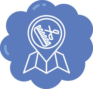 Rozet simge vektör çizim