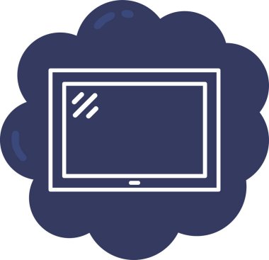 Web simgesi, vektör illüstrasyonu