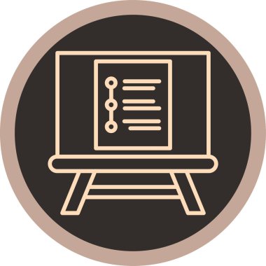 Bir dizüstü bilgisayar simgesinin vektör illüstrasyonu