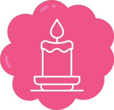 Mum. Web simgesi basit illüstrasyon