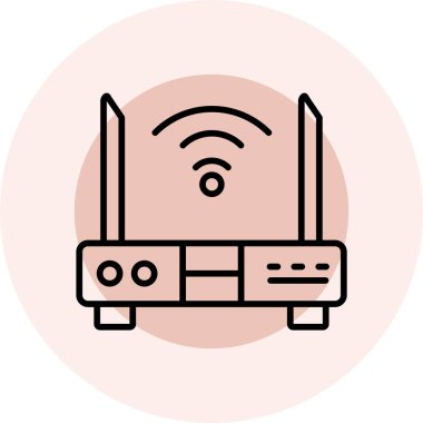 wi - fi. Web simgesi basit tasarım